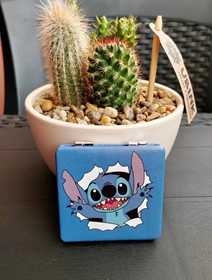 Disney - Miroir Stitch double face pliable