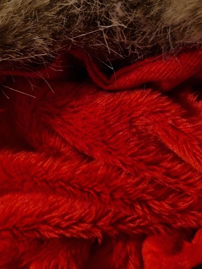 Doudoune tissu rouge sergent major neuve 2ans - photo numéro 8