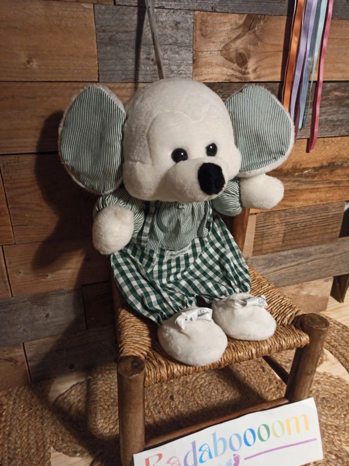Peluche range pyjama souris tbe Nounours vintage - photo numéro 4