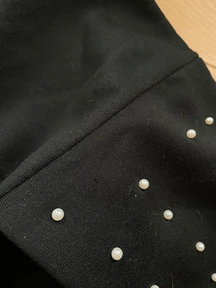 Sweat crop noir perles - Shein - XS - photo numéro 5