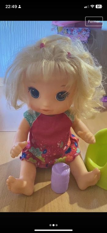 Poupée Baby Alive va au pot