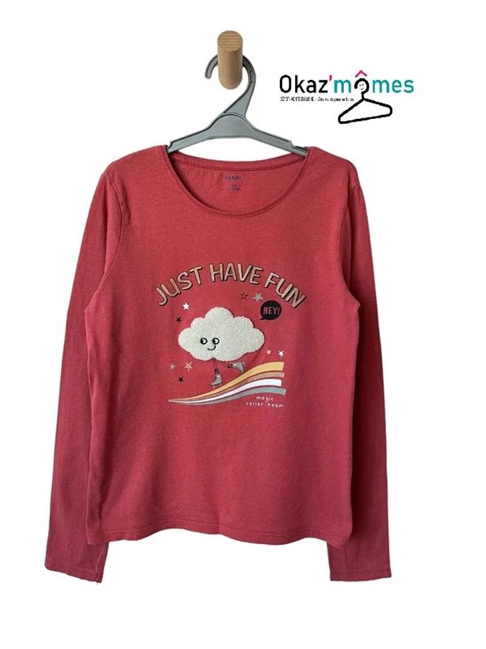 LOT de 3 T-shirts manches longues - Kiabi 12 ans fille - photo numéro 8