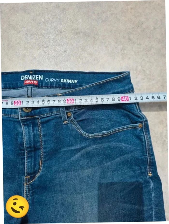 Jeans Levi's Denizen W32|FR42 L32 coupe skinny bleu marine Femme-Women pan95b - photo numéro 4