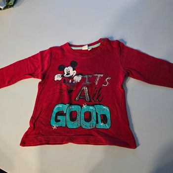 T-shirt manches longues Mickey - disney - 23 mois