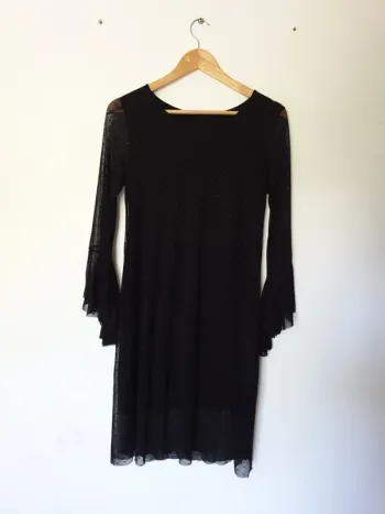 Robe tulle à pois A1263