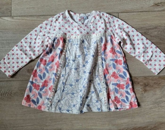 Ensemble t-shirt manches longues et legging taille  12 mois - photo numéro 2