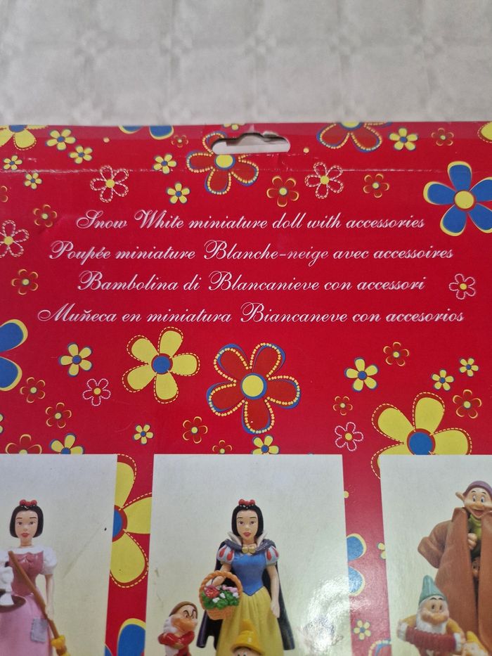 Rare , coffret Disney store  , vintage  , Blanche neige et les 7 nains - photo numéro 8