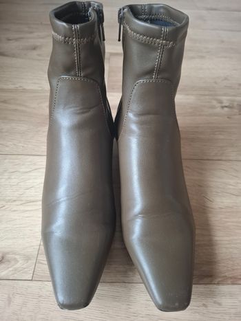 Bottines Next Kaki Bout Carré - Taille 37.5