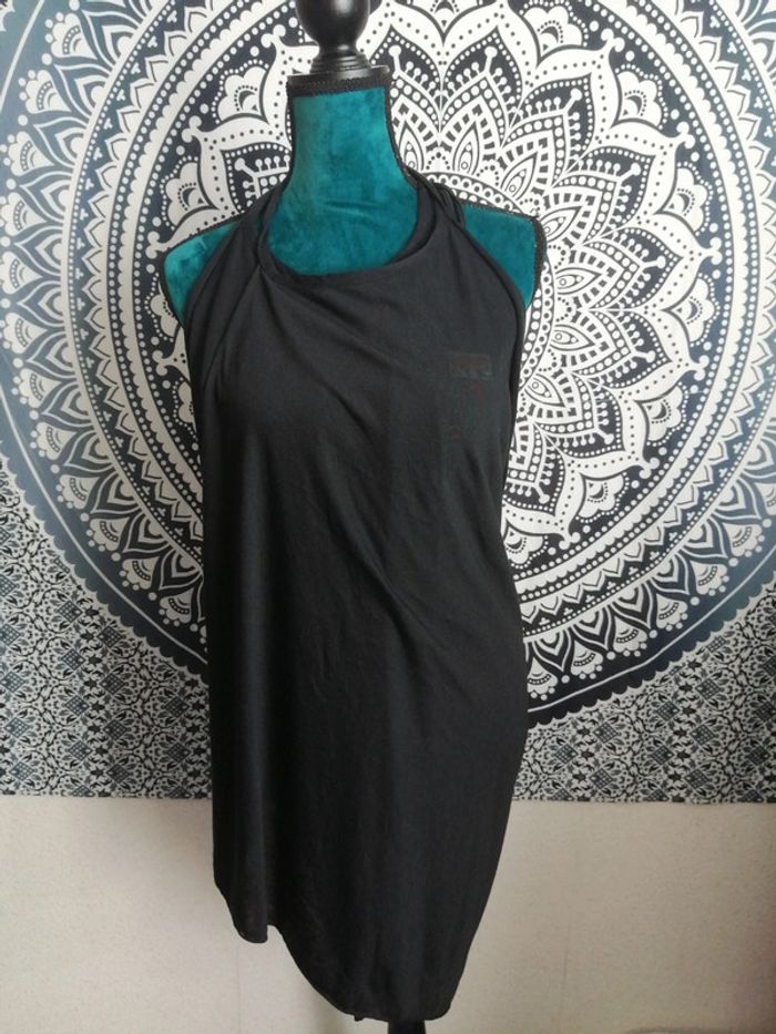 Robe de plage noire fluide Tissaia – Style paréo, taille unique, été / vacances - photo numéro 5