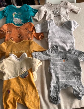 Pyjamas garçon 1 mois