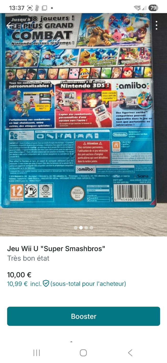 Jeu Wii U Super Smarshbros - photo numéro 2
