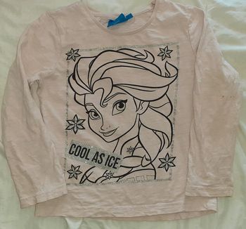 Haut manches longues fille 5-6 ans / Elsa - La Reine des neiges - Disney