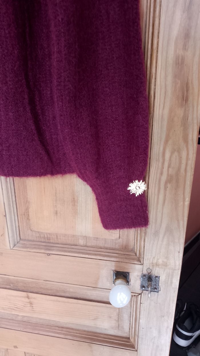 Gilet bordeaux taille unique - photo numéro 2