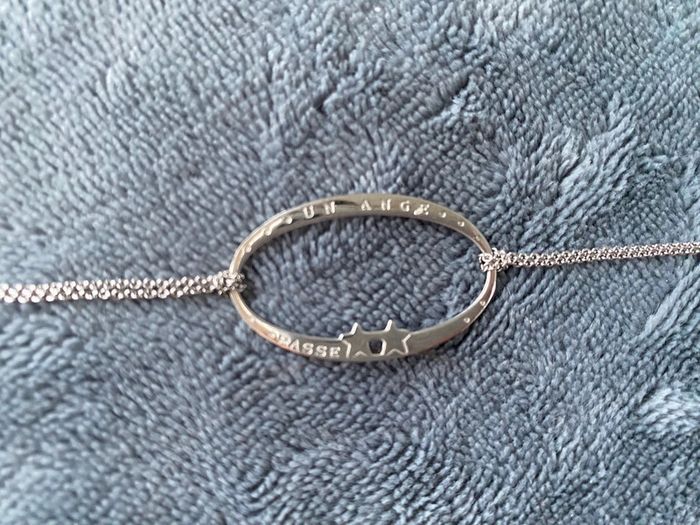 Bracelet argenté un ange passe
