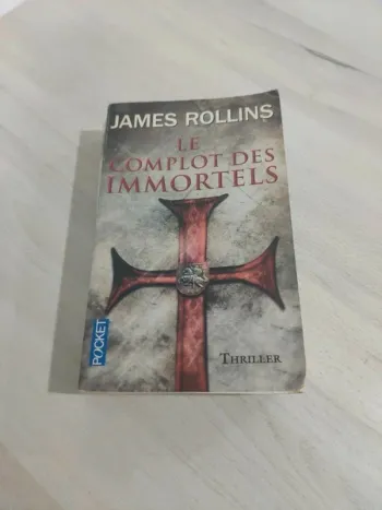 Livre poche le complot des immortels James Rollins