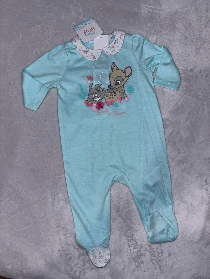 Pyjama bambi bleu turquoise