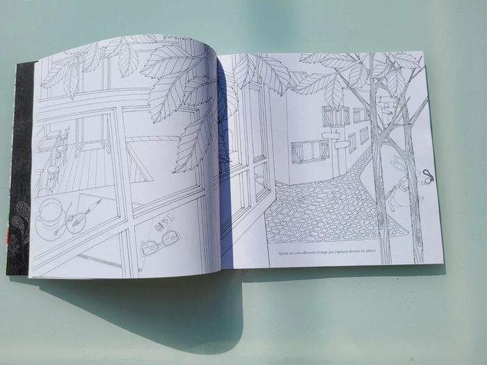 Livre créatif Alice au pays des Merveilles, Carnet de coloriage et voyage imaginaire antistress - photo numéro 5