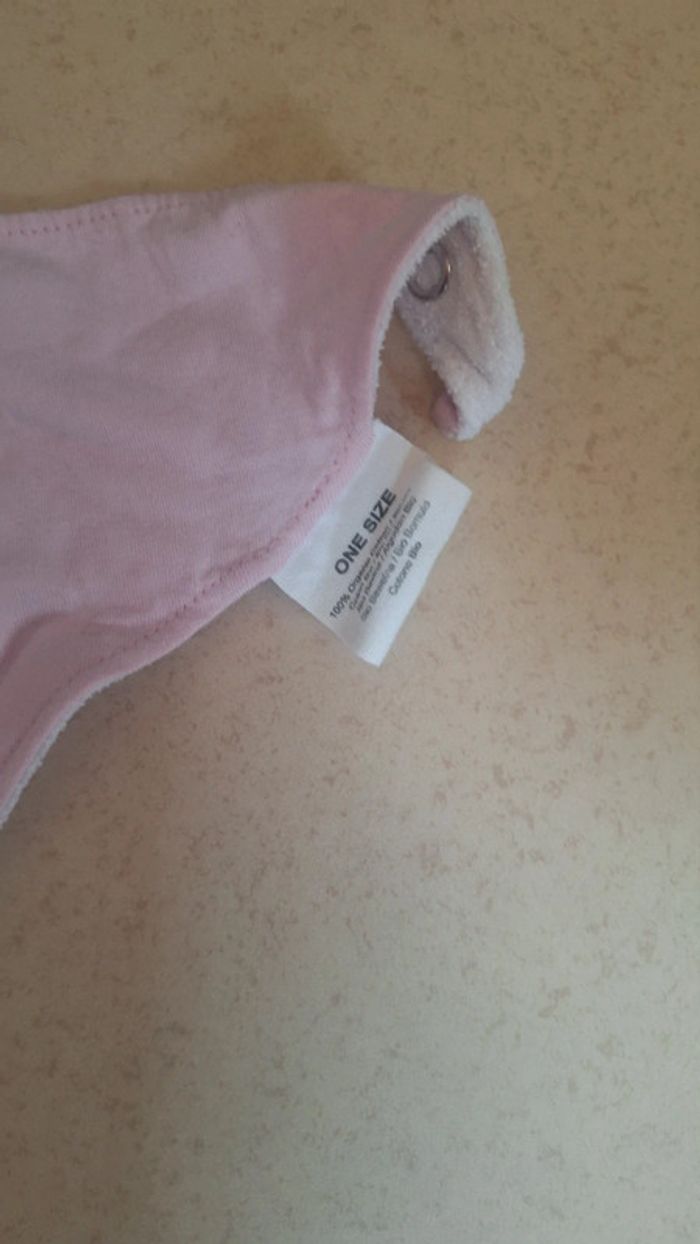 Lot de 3 bavette anti bave nuance rose - photo numéro 3