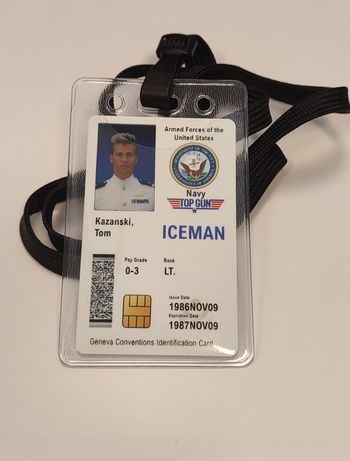 Badge Top Gun - Iceman