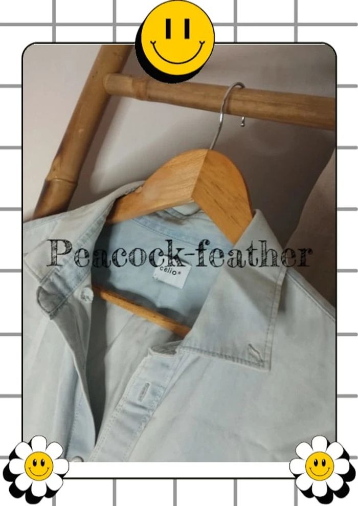 Chemise jean clair délavée M homme Celio - photo numéro 4