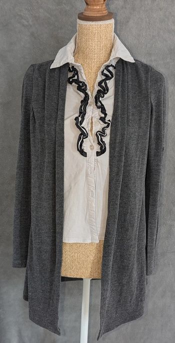 Chemise avec cardigan femme