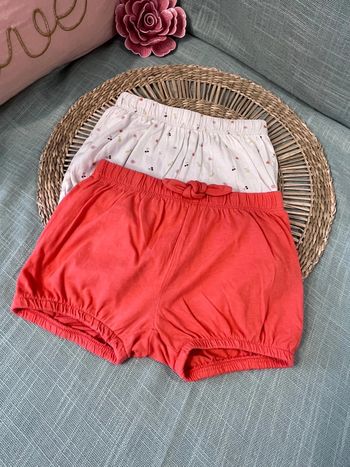 Lot 2 short taille 24 mois