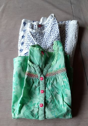 Lot de 2 blousrs fille 116