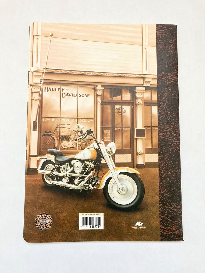 Lot de 3 cahiers Harley Davidson - photo numéro 3