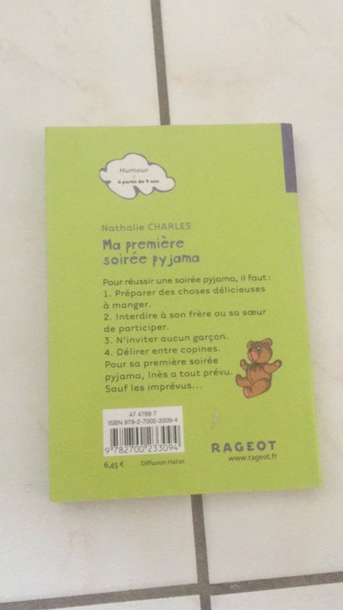 Livre Ma première soirée pyjama - photo numéro 2