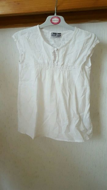 Blouse blanche pickouic