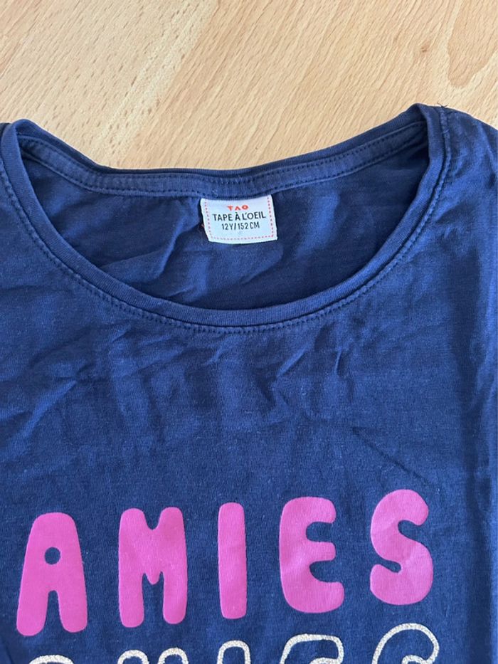 Tee-shirt violet 12 ans Tape à l’œil - photo numéro 2