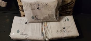 3 paquets couches taille 1 la marque en moins