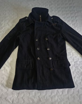 Manteau trench  , homme , Rivaldi  , taille M   , noire