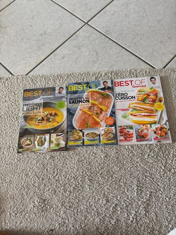 Lot 3 livres de cuisine