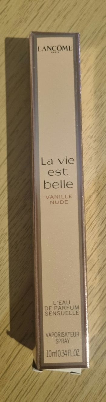 Eau de parfum la vie est belle vanille nude lancôme