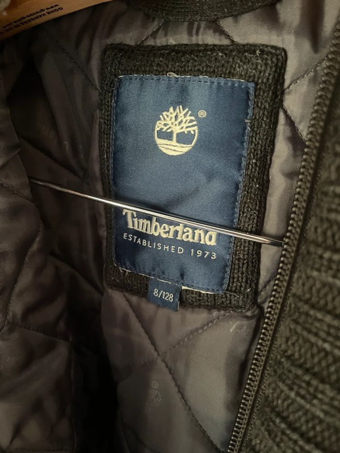 Manteau 8 ans timberland en maille et doublé - photo numéro 3