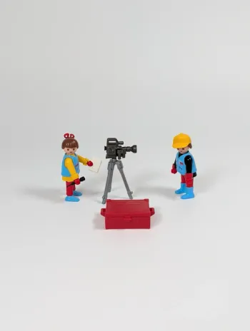 Playmobil Equipe de reportage TVI