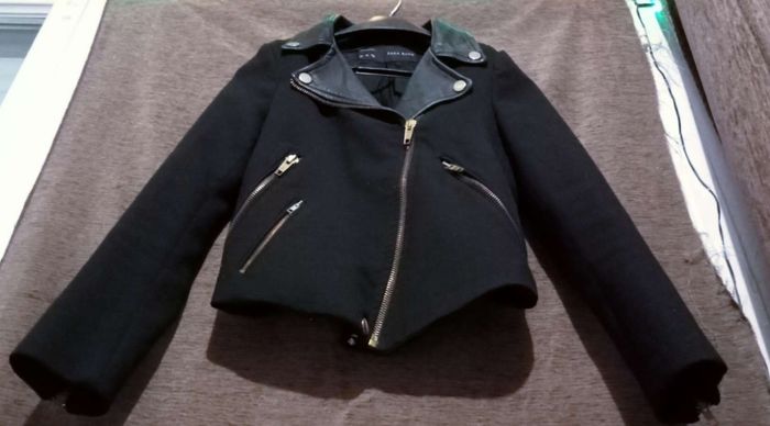 Veste zara bimatière taille 38 - photo numéro 2