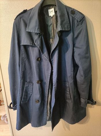 Trench bleu marine