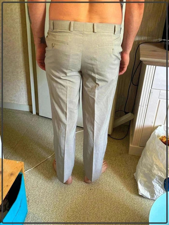 Pantalon de costume taille 40 marque canda - photo numéro 2