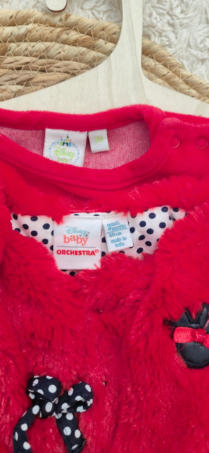 Ensemble pyjama et veste fourrure minnie Disney - photo numéro 6