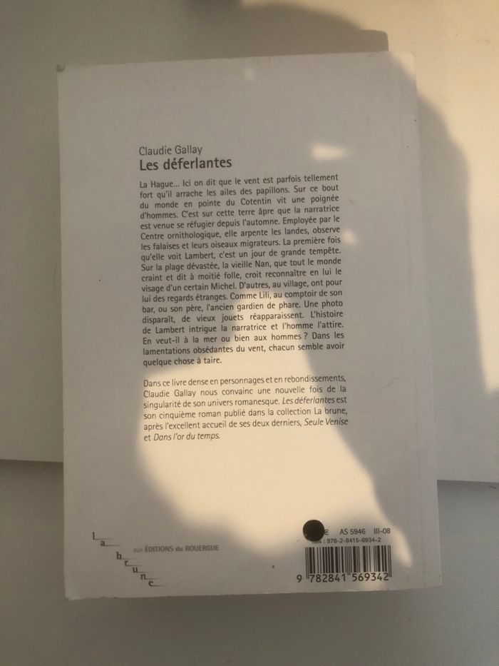 Les déferlantes - Claudie Gallay - photo numéro 2