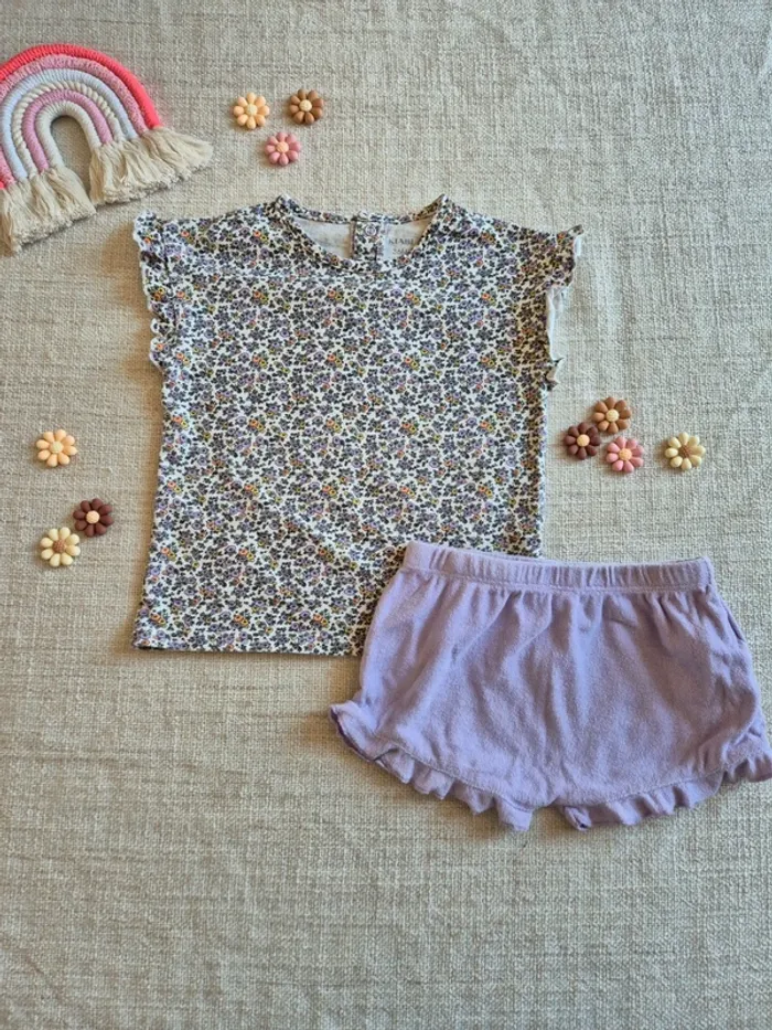 Ensemble fleuri Kiabi 36 mois