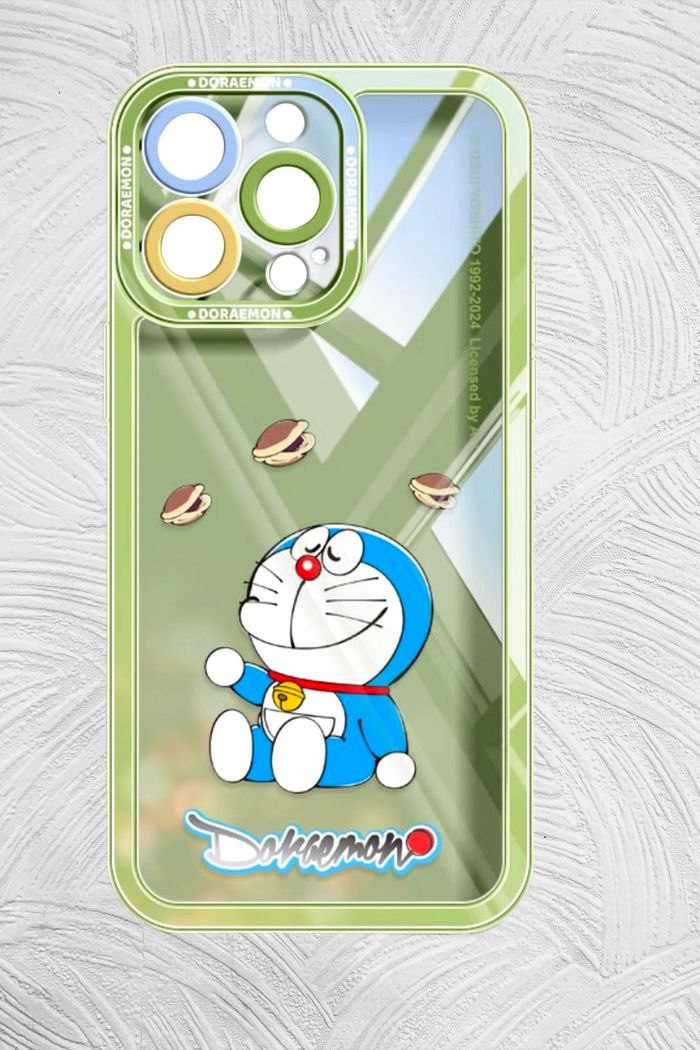 Doraemon - Coque Clear Green Matcha pour Apple Iphone 15 Pro - Neuve