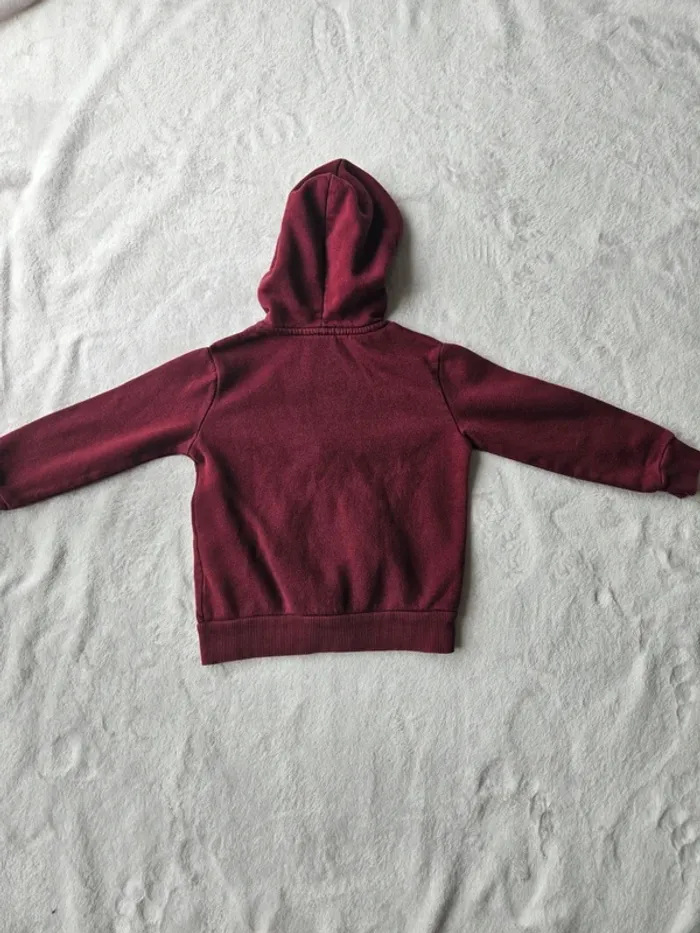 Sweat zippé bordeaux 98/104 H&M - photo numéro 2