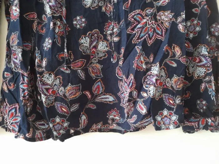 Blouse manches longues et décolleté V - photo numéro 4