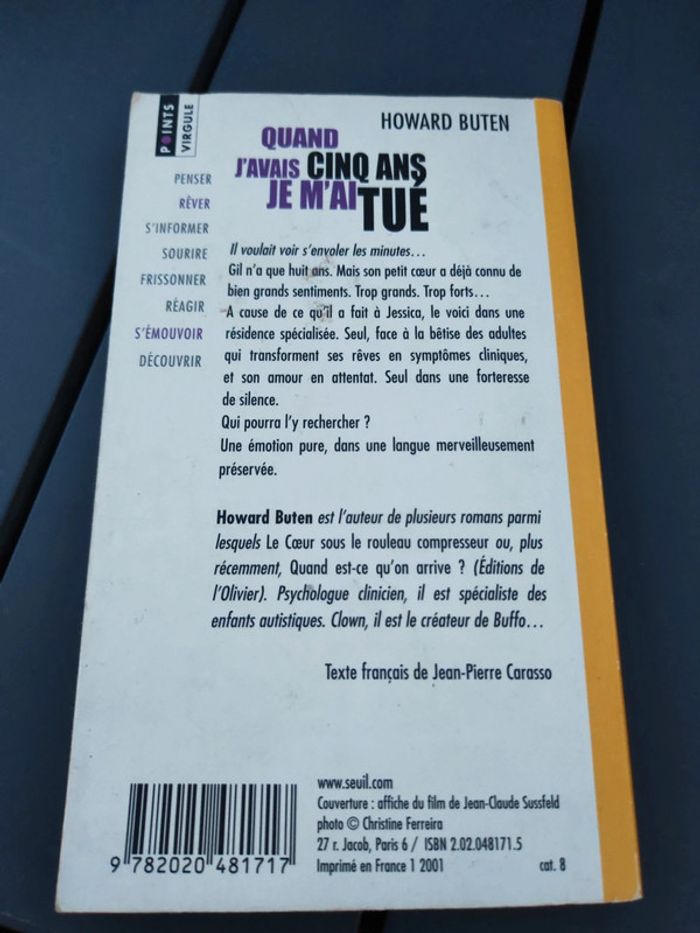 Quand j'avais cinq ans je m'ai tue - photo numéro 2