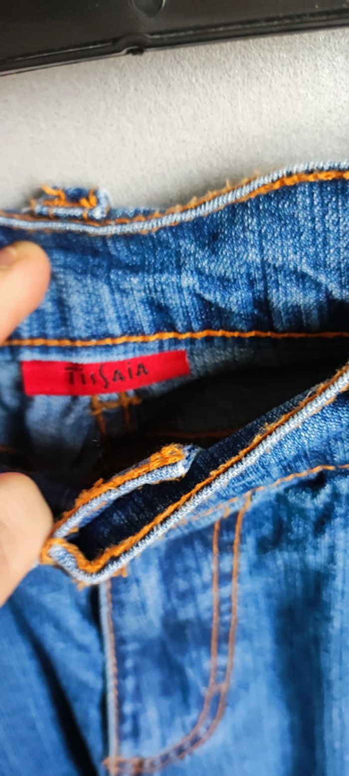 jeans bleu coupe droite femme taille 44 XXL - photo numéro 3
