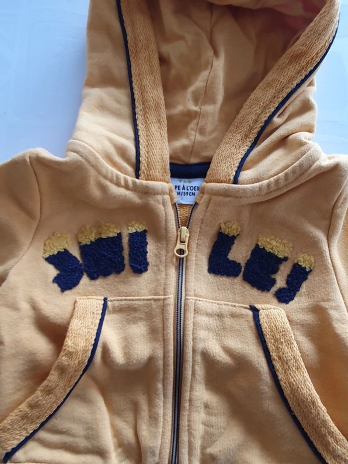 Veste a capuche 3 mois - photo numéro 2
