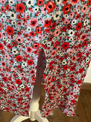 Magnifique robe midi fendue Naf Naf